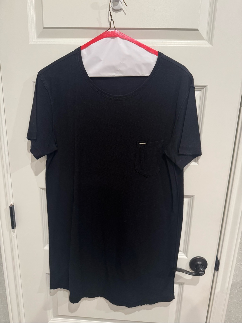 Diesel Black Short Sleeve Pocket Tee